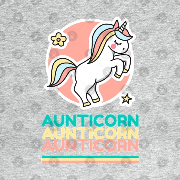 Aunticorn Auntie Gift by StylishPrinting